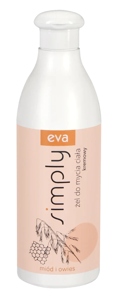 EVA SIMPLY Creamy shower gel with honey and oat